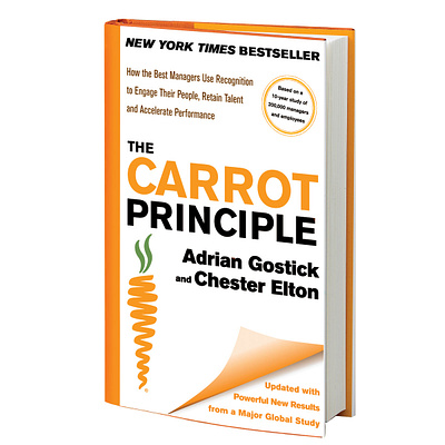 The Carrot Principle book cover book cover branding logo visual design