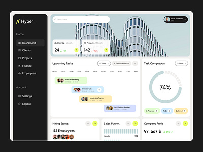 Hyper - Dashboard admin admin analythics admin interface admin panel admin theme crm dashboard dashboard design dashbord interface sidebar ui ui design ui ux design user web app