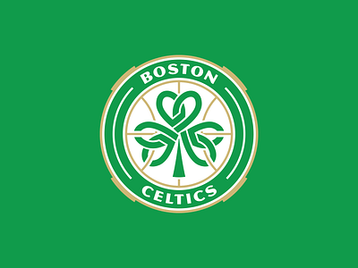 Boston Celtics Logo Concept basketball boston boston celtics brand branding celtics design graphic design logo nba sports team logo