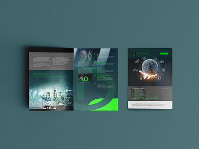Brochure Design - D-Computech bifoldbrochure brochure companyprofile design