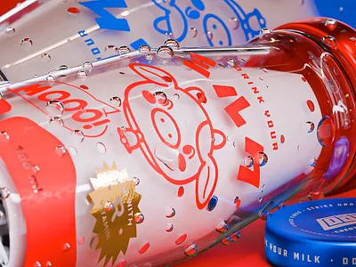 Drink your milk 🥛 3d animation blender digital art dojo studio illustration motion