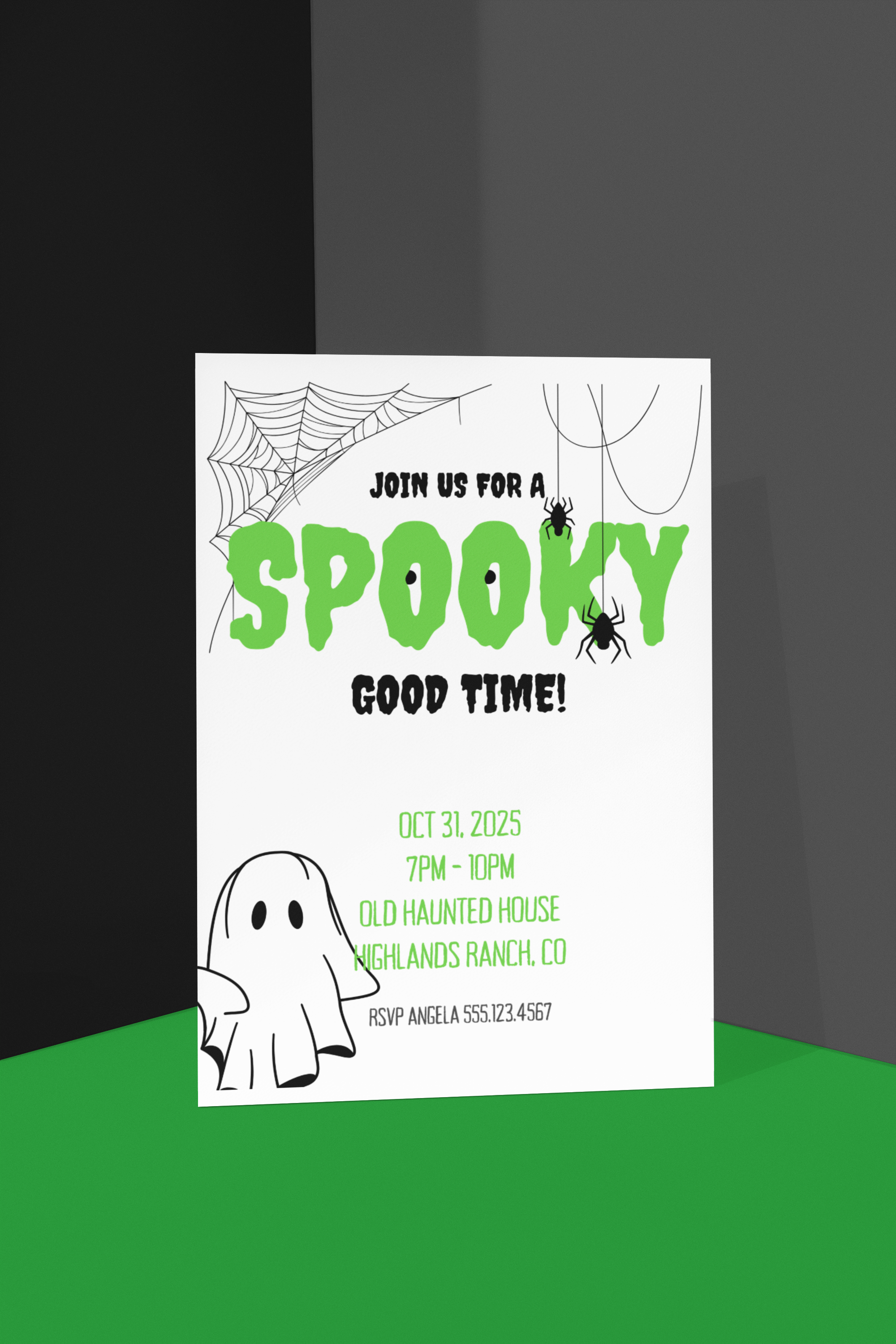 Example of Halloween Party Invitation