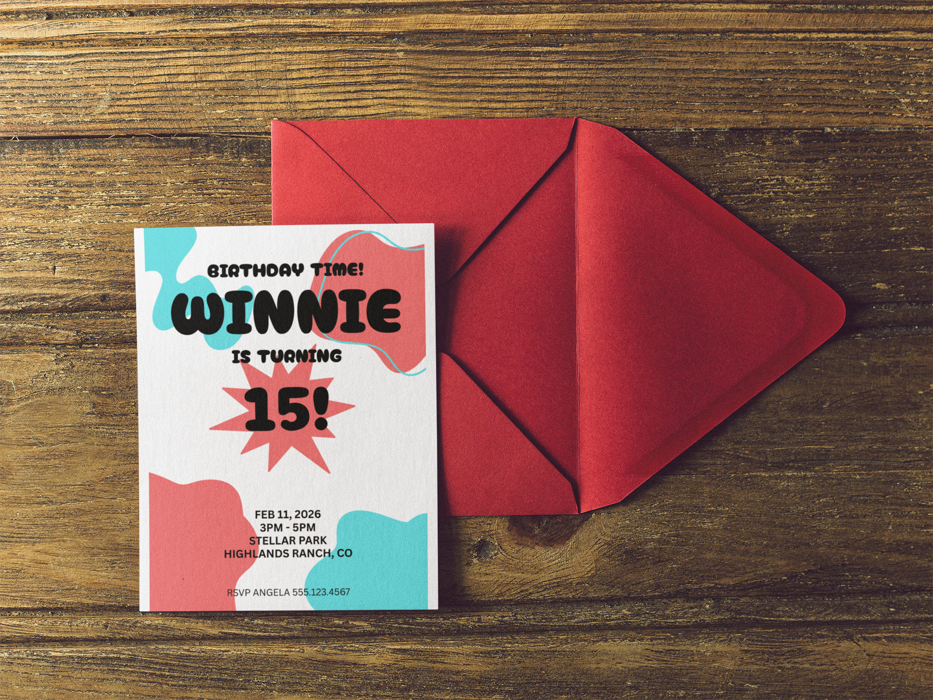 Example of Birthday Party Invitation