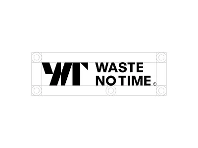 Waste No Time - Clear Space brand identity branding creative design graphic design logo logo design logodesigner logotype minimal simple visual identity
