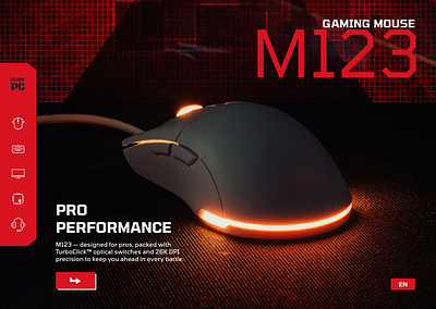 PC Gaming Web Design graphic design ui ux