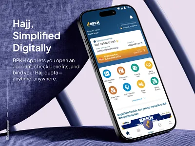From Savings to Quota Binding – The New BPKH Experience bpkh app bps bpih app hajj bpkh app hajj mobile app mobile app mobile design ui ui design uiux exploration