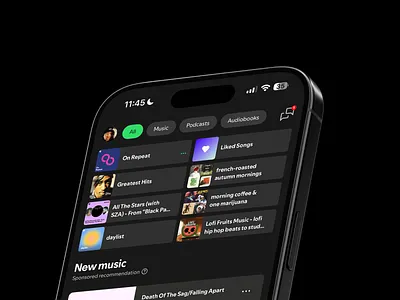 spotify messaging nav icon concept icon ui ux
