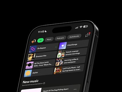 spotify messaging nav icon concept icon ui ux