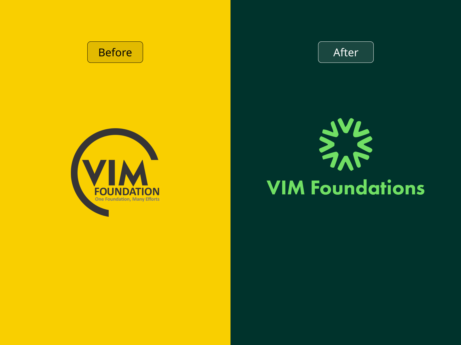 VIM Foundation – Brand Identity branding graphic design illustration logo