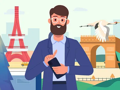 A still frame from a recent explainer video project. 2danimation animatedvideo animation brandstory characterdesign explainer illustration motiongraphics openforwork startupbranding vectorart