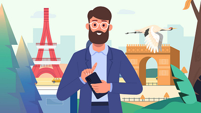 A still frame from a recent explainer video project. 2danimation animatedvideo animation brandstory characterdesign explainer illustration motiongraphics openforwork startupbranding vectorart