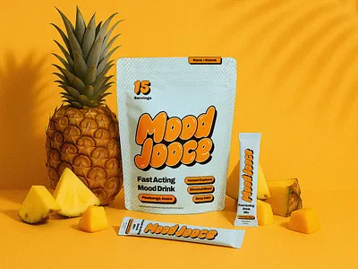 Calming Supplement Branding & Packaging Design - Mood Jooce branding cpg e commerce ecommerce health healthy label logotype packaging packaging design supplement supplement branding supplement packaging supplements wellness