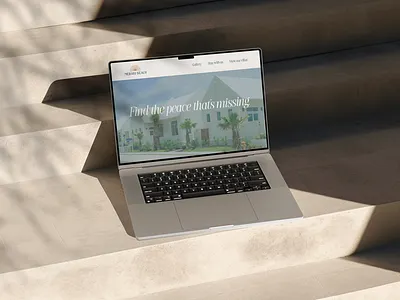 Meraki Beach: Rebrand and Website Design air bnb beach booking home rebrand resort ui ux vacasa vacation website design