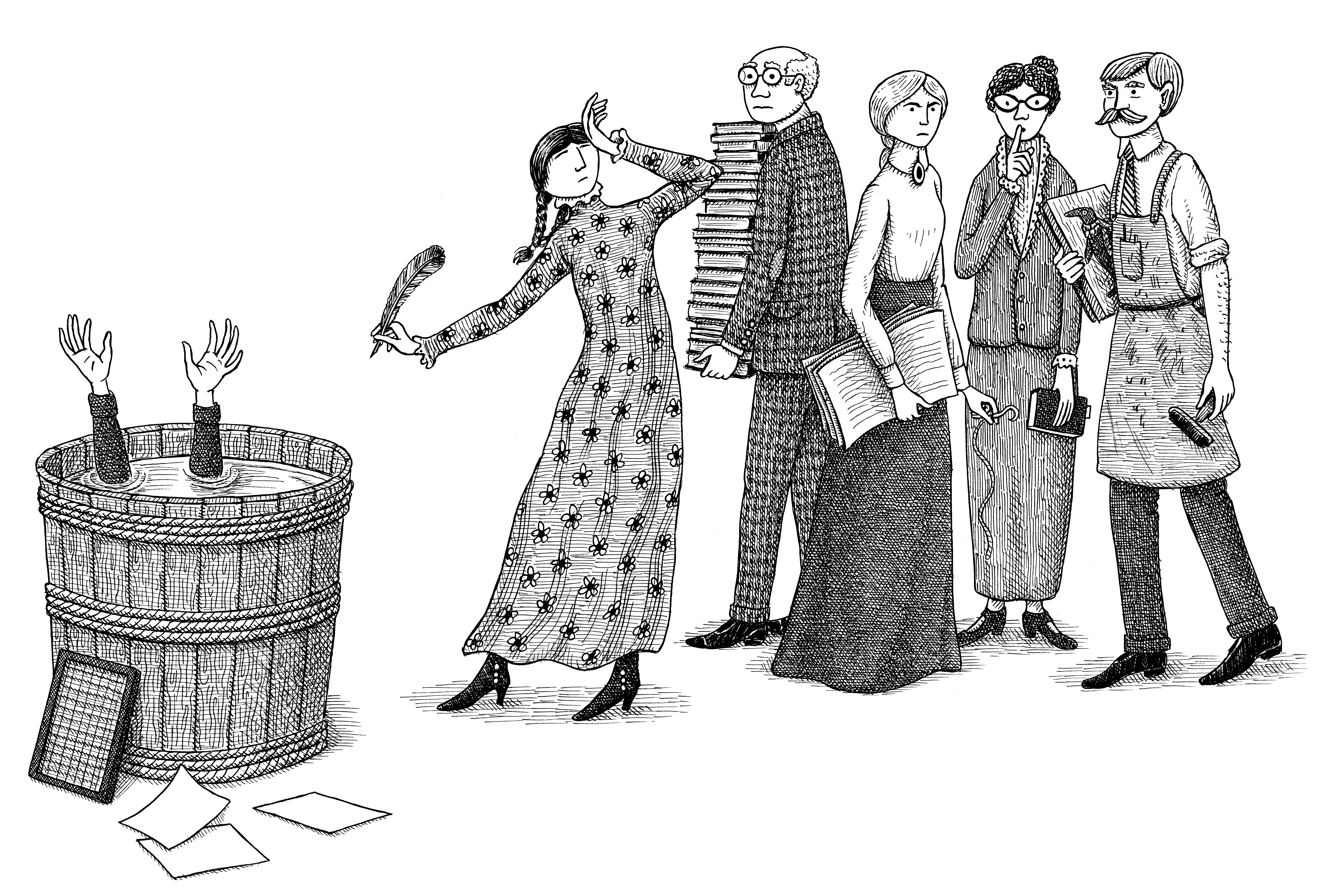 A Goreyesque Gala art artist artwork creepy dark drawing funny halloween hand drawn illustration ink morbid