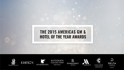Presentation Design for Marriott Hotel of the Year Awards keynote photoshop power point presentation design