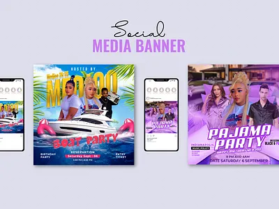 Social Media Banner branding graphic design photoshop social media