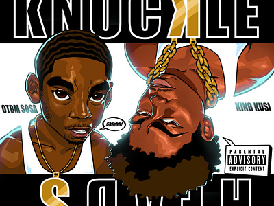 Knuckle Heads Album Cover album art cover coverart graphic design hiphop illustration music