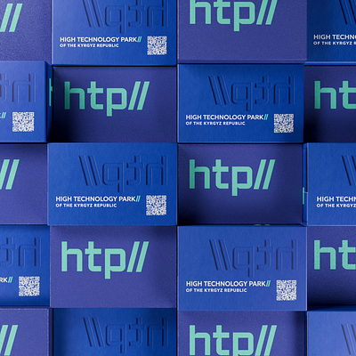 HTP: Branding of the Kyrgyzstan High-Tech Park brand identity branding logo