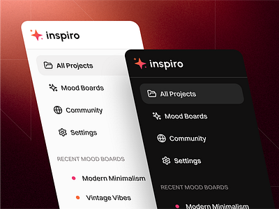 🌗 Light & Dark Mode Navigation ai application best button craftora darkmode design hire lightmode minimal nav bar navigationbar saas sidebar theme top ui ux webappdesign