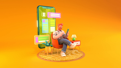 3D Motion Design & Animation 3d animation graphic design motion graphics ui