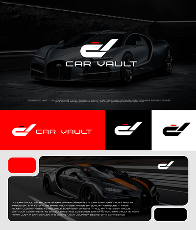 Logo Design - Car Vault branding design graphic design logo ui