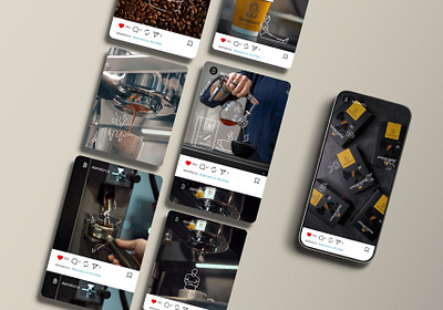 Danidor Coffee | Premium Social Media Visuals branding design coffee brand cover art creative post graphic design instagram minimal design post design social media social media design story design visual identity