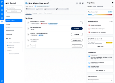 AML/KYC Onboarding figma product design uidesign uxdesign