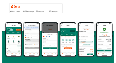 Fintech Banking e Wallet UI UX Design app app design banking e wallet fintech mobile app ui design wallet