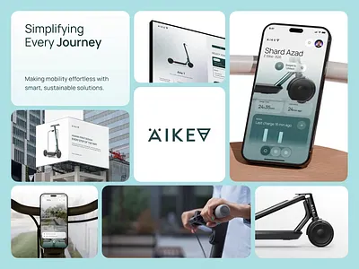 Äike T - E Scooter Mobile App app design branding case study design e bike e scooter e scooter mobile app electric cars ios app design logo mobile app product design ride app ride booking scooter transportation app ui user experience ux vespa
