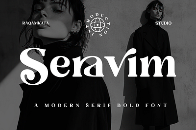 Seravim - Modern Serif Bold Font bold branding design display elegant fashion font fonts graphic design logo modern serif