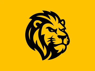 Angry Lion Logo animal brand identity branding icon illustration lion logo logotype mark mascot platful saas sports vector web3 wildlife