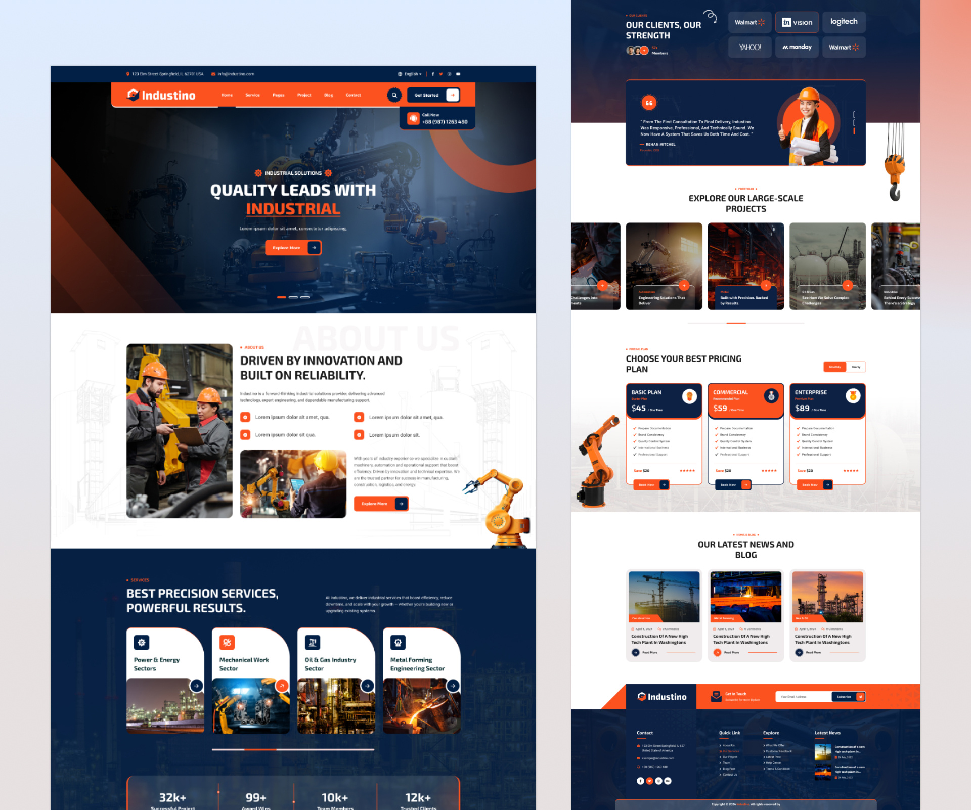 Example of Custom Website/Landing Page Design