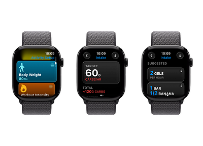 Carbs Calculator App - Apple Watch app design design designcommunity designdaily digitalproduct fitnessapp interfacedesign mobile app mobile design mobileui performancedesign productdesign trainingapp ui uidesign userinterface ux uxdesign watchapp widget