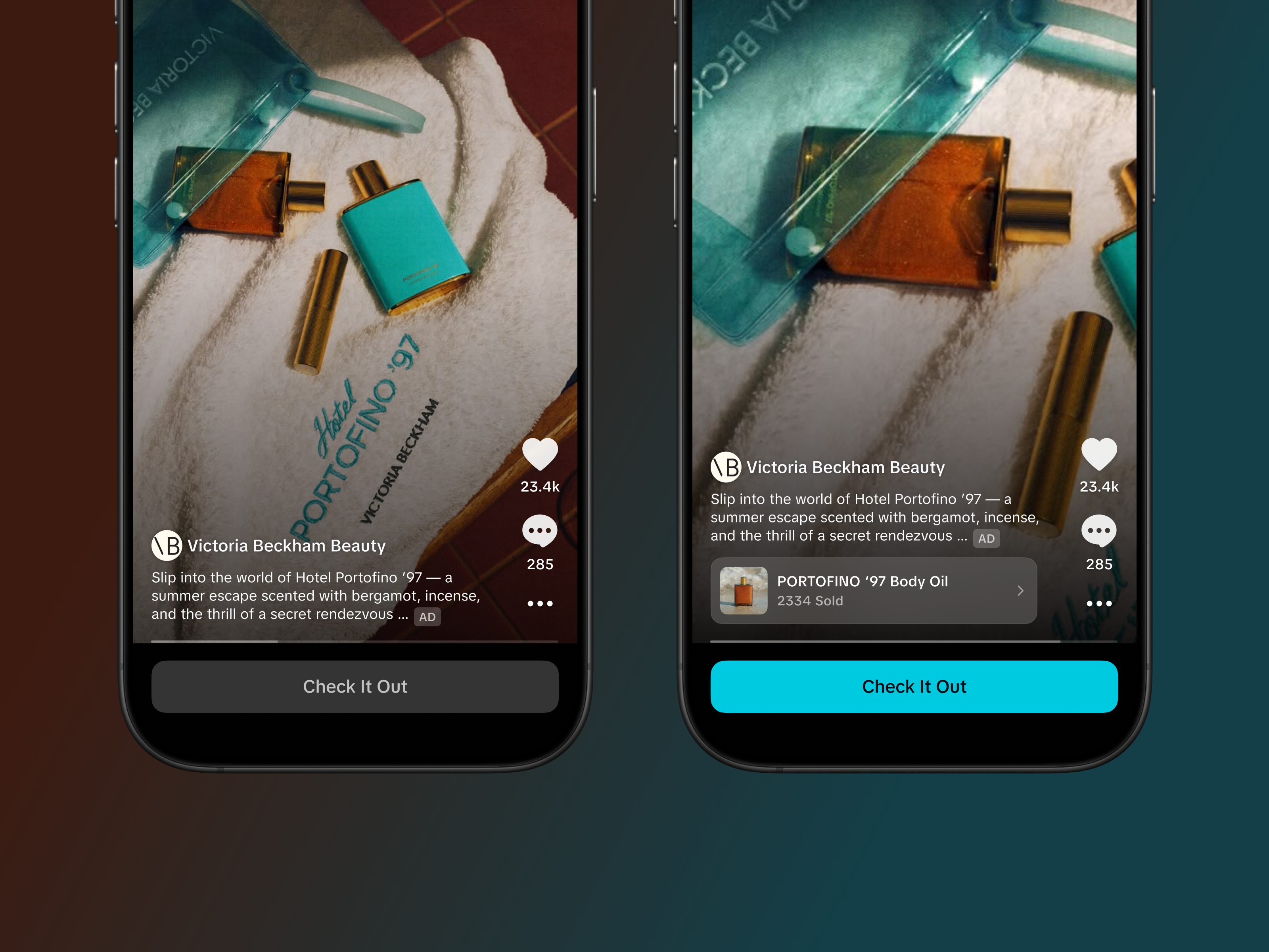 In-stream video ads ad capcut in stream ui ux video ads