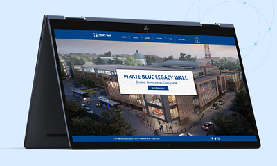 PIRATE BLUE LEGACY WALL
