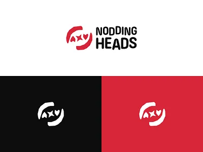 Nodding Heads Games – Redesign Concept branding concept contest design flat fresh freshbooks game gamer gaming graphic design illustration lik logo minimal nodding head games playoff rebound redesign studio