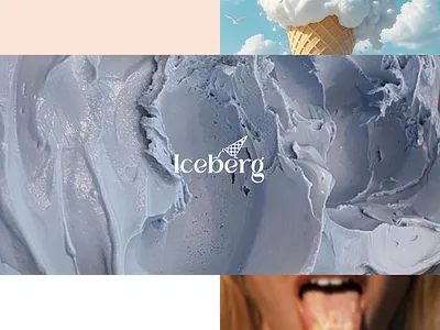 Ice Cream Brand Logo Design brand identity branding graphic design logo logo design mockup photoshop presentation