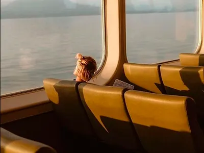 The Lakefront Commute 3d 3d art 3d model 3d modeling 3d render 3d rendering aesthetic aesthetic design art artist beautiful view creative design digital art illustration lake minimalist nature train