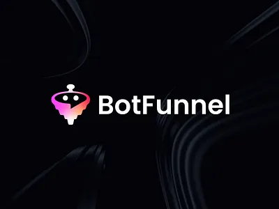 Modern SaaS logo for BotFunnel ai app logo brand identity branding business logo gradient icon identity logo logo design logo mark logotype minimalist logo modern logo ogodesign saas startup tech