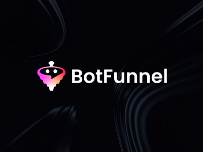 Modern SaaS logo for BotFunnel ai app logo brand identity branding business logo gradient icon identity logo logo design logo mark logotype minimalist logo modern logo ogodesign saas startup tech