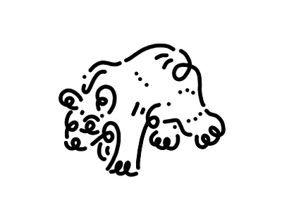 Bear bear design ill illustration line