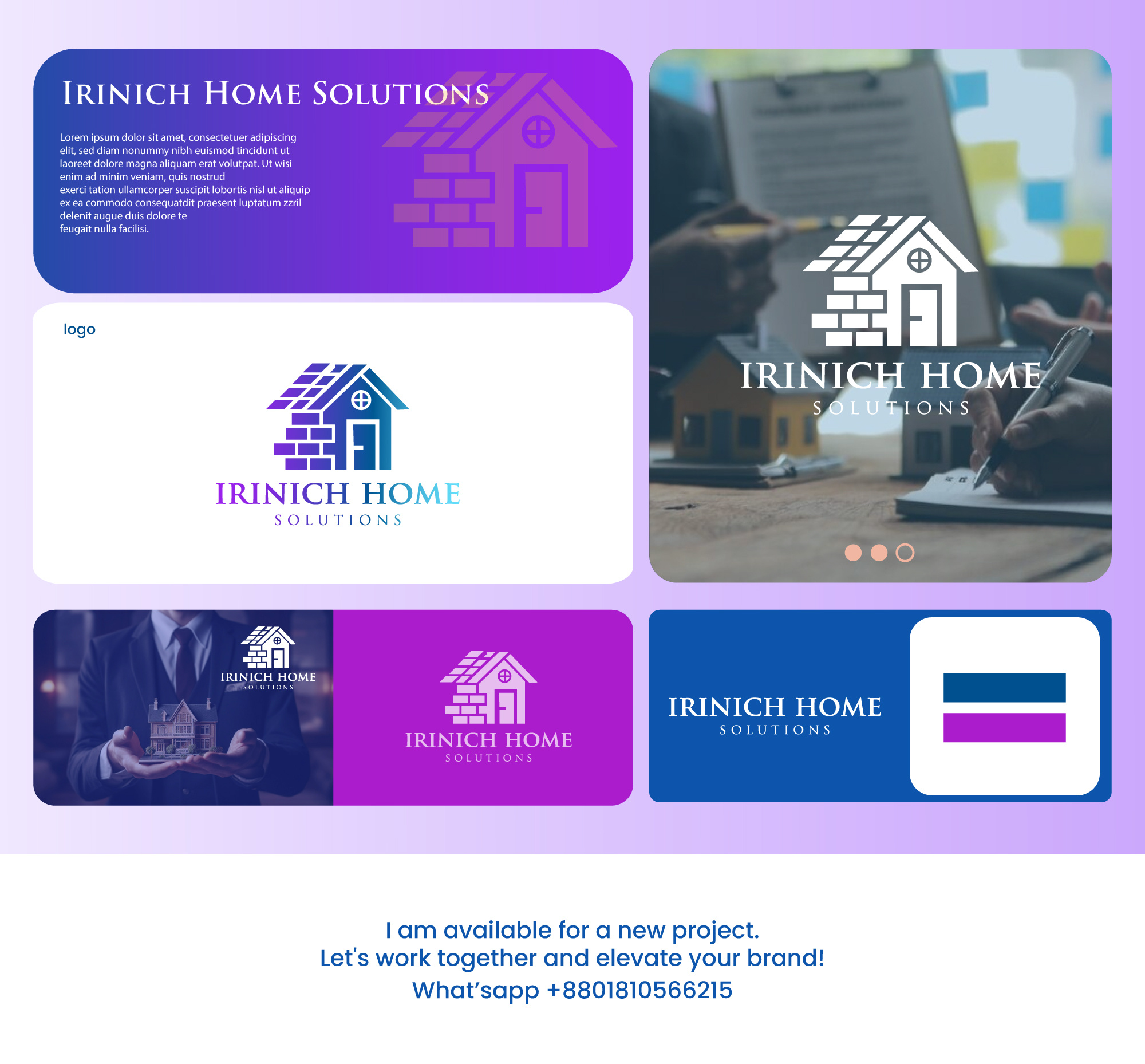 Real Estate Logo, Home service logo branding design branding building estate graphic design home logo real