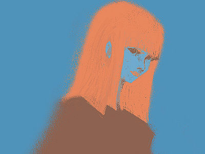 002w character color design digital fashion girl illustration painting woman