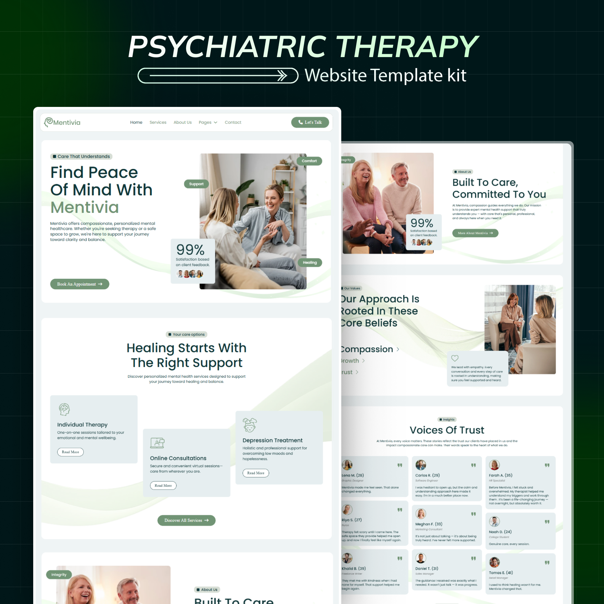 Example of Landing Page Development 