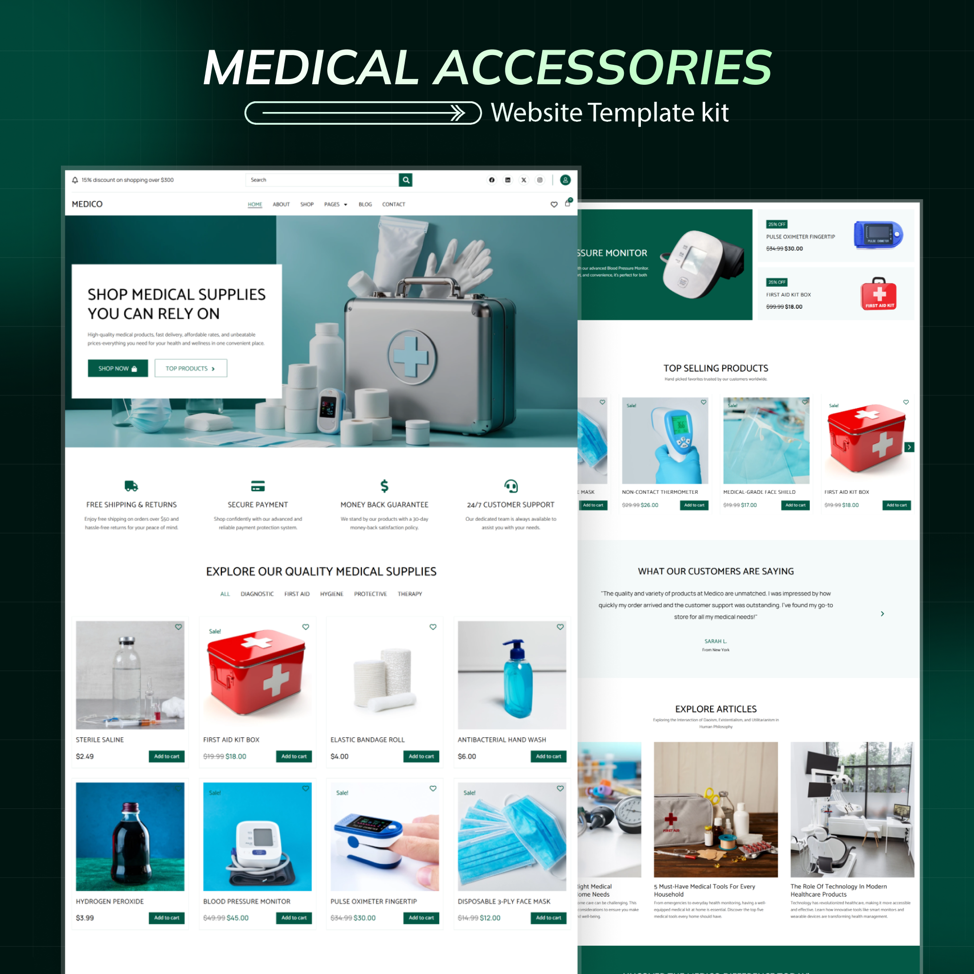 Example of Landing Page Design