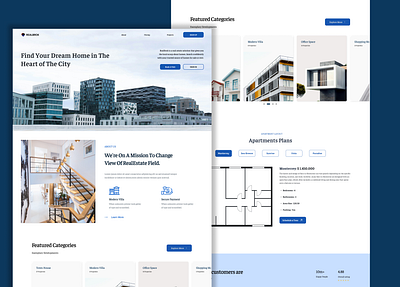 REALBROK - A Unified platform for realestate solutions figma graphic design real estate sketch ui ux webdesign website xd