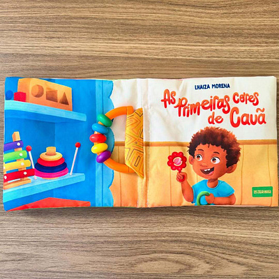 Cauã’s First Colours X Lhaiza Morena baby board book childrens book cute educational publishing
