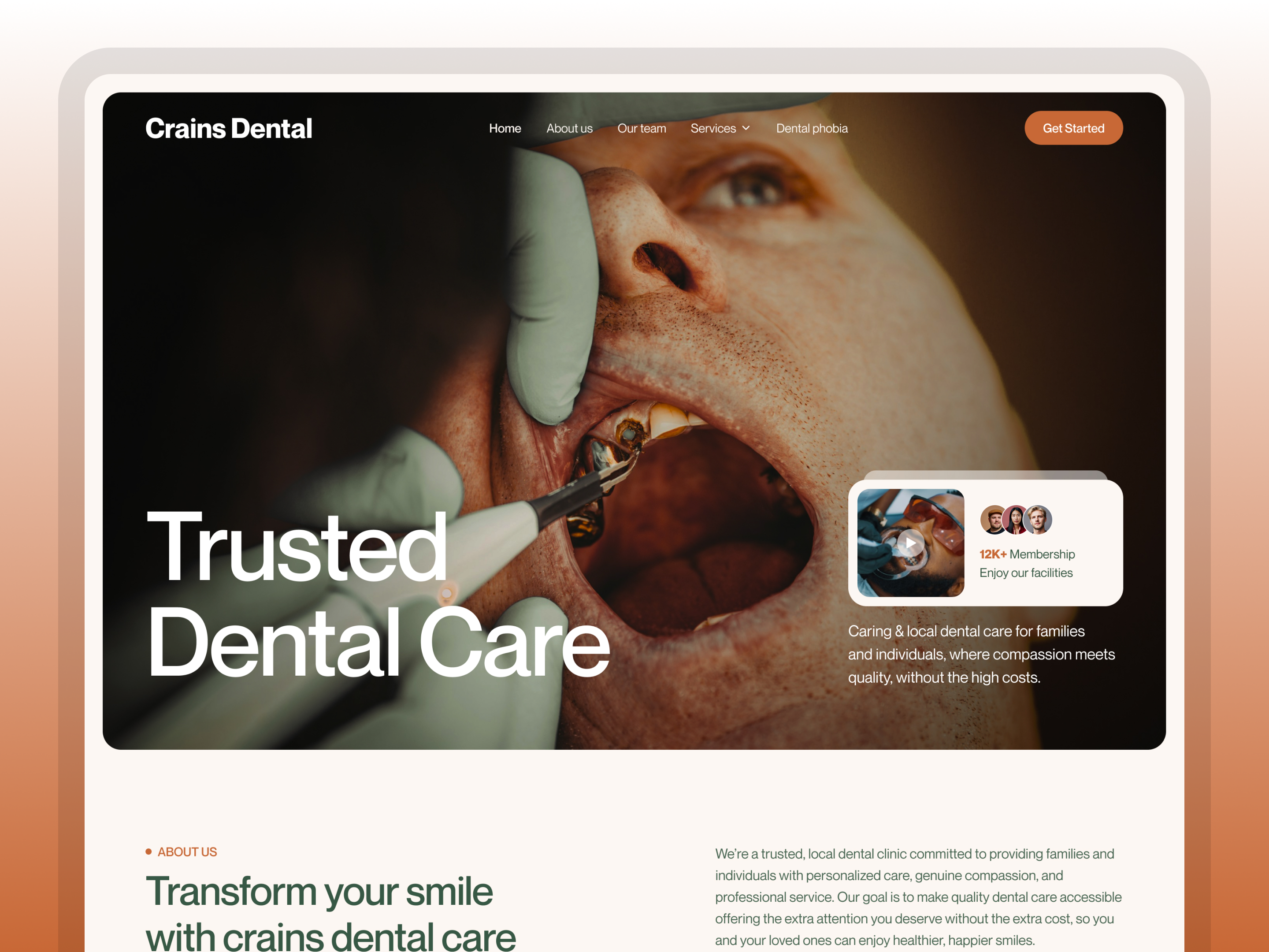 Example of Medical Website UI UX Design Using Figma