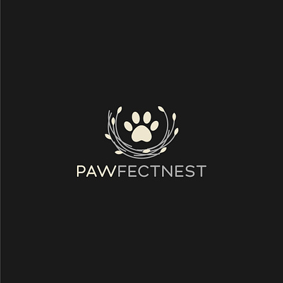 PawfectNest – Circular Nest Icon with Minimal Paw Print brand guideline brand identity branding circle logo dog clothing design dog logo dogs and cats graphic design identity logo logo design logo guideline minimal minimalist logo modern logo nest logo paw logo premium pet vector website design