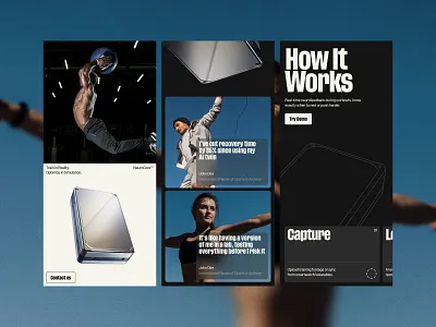 NeuroCore - Website Design For The AI-Driven Sport Company ai b2b design landing page landing page design ui ui design user interface ux web web design website